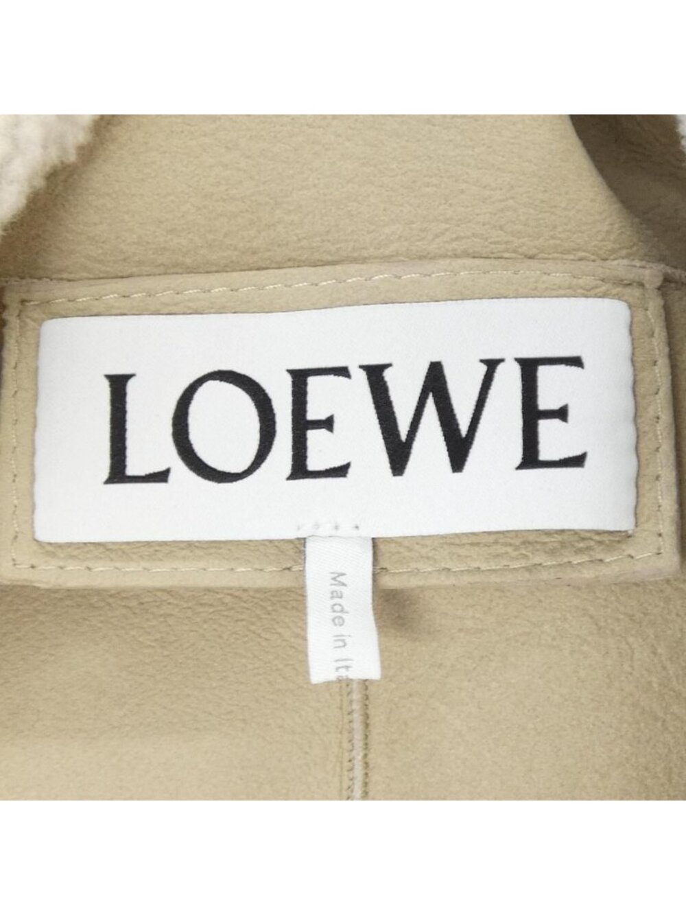 Loewe Mouton Jacket White View 4
